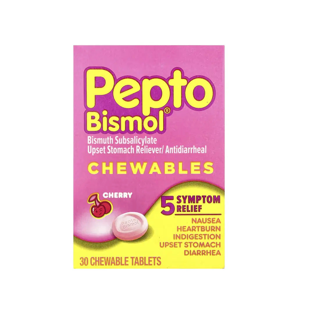¡Alivio Rápido y Sencillo con Pepto-Bismol Chewables!